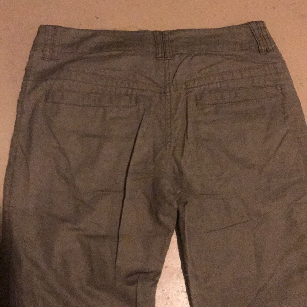 2 for $15/ H&M Brown linen wide leg pants - Picture 7 of 13